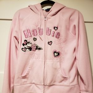Minnie Mouse Zip up Sweater